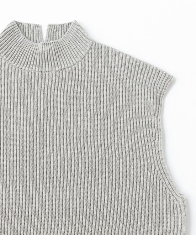 UNFILO 畔ニットベスト グレー