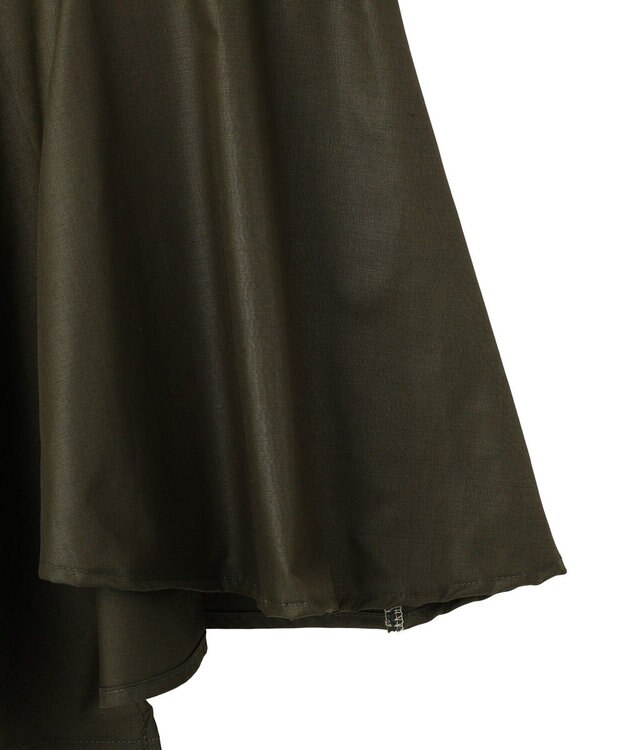Green Parks 異素材ドッキングペプラムプルオーバー Khaki