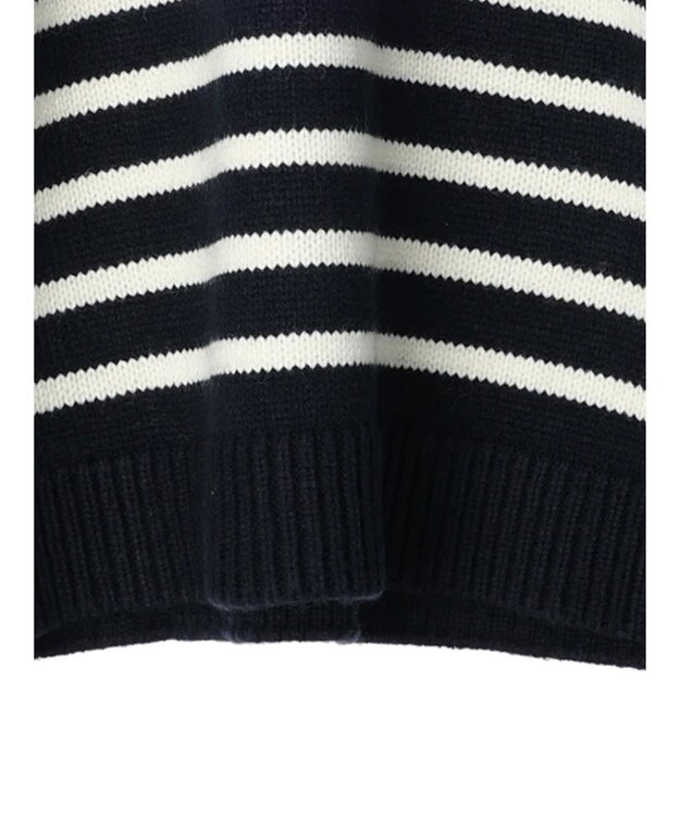 CRAFT STANDARD BOUTIQUE ケーブル×ボーダードッキングプルオーバー Border Navy