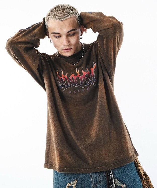 MA55IVE PUショートグラフィックブルゾン MA55IVE THE RAMPAGE×SHORT