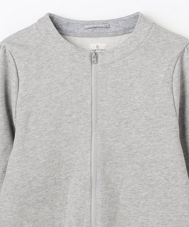 組曲 KIDS 【150-170㎝】3Way アウター サックス×グレー