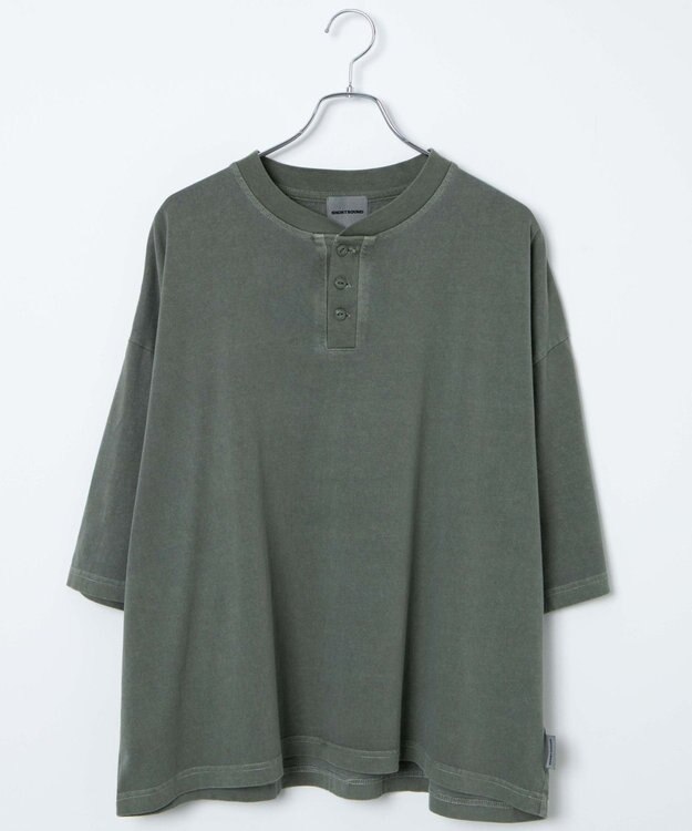 WEGO 【ユニセックス着用ITEM】HENRYNECK　T カーキ