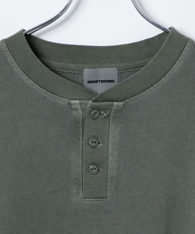 WEGO 【ユニセックス着用ITEM】HENRYNECK　T カーキ