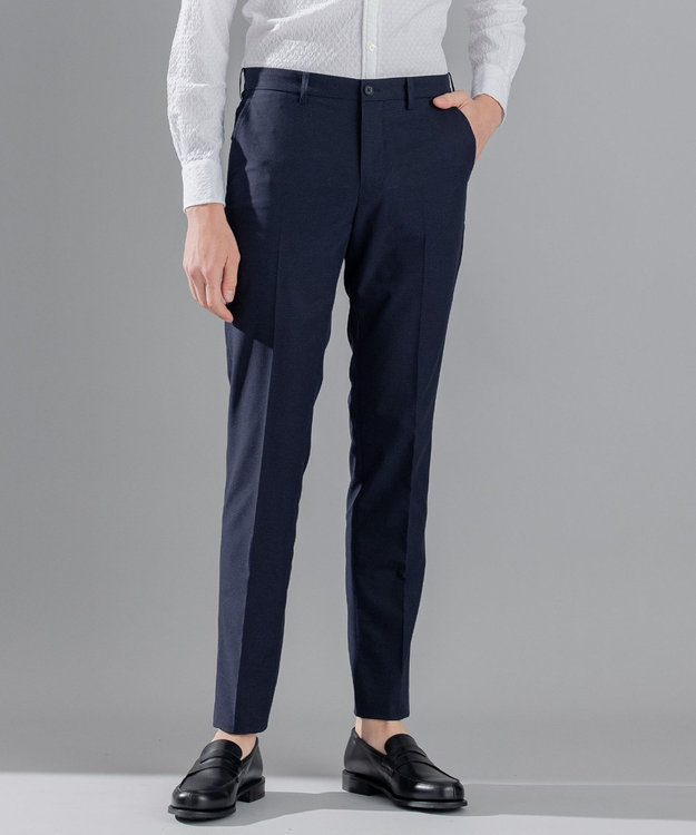 JOSEPH HOMME <3ピース対応> クールドッツストレッチ / CITY ネイビー系