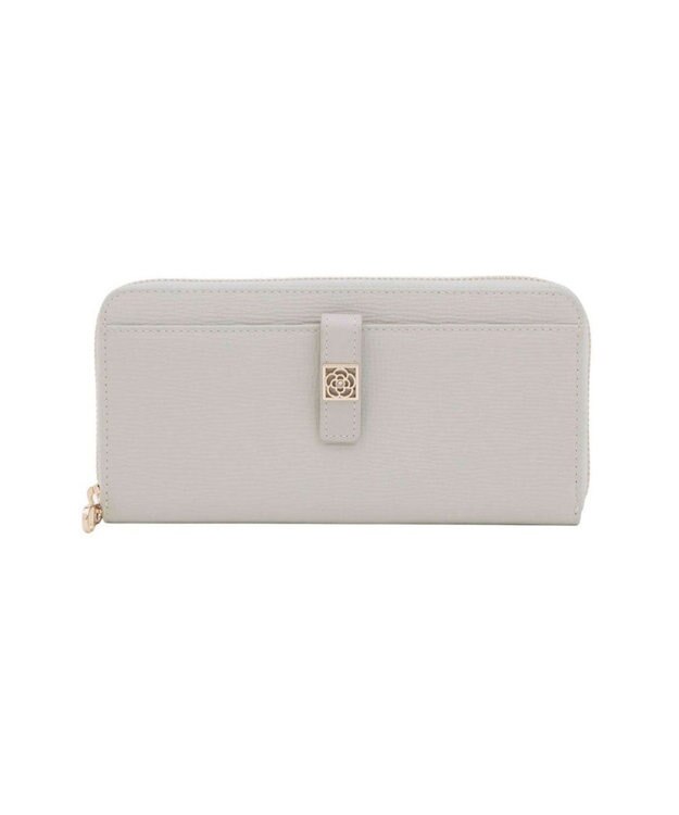 CLATHAS デフィ ラウンド長財布 ライトグレー