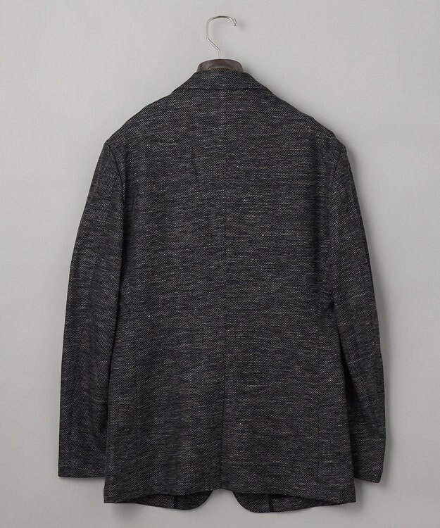 GOTAIRIKU 2年連続売上NO1【吸水速乾/ウォッシャブル/ストレッチ】ノルマンディーリネン カーディガンジャケット(25年モデル) グレー(NEW/フラップポケット)