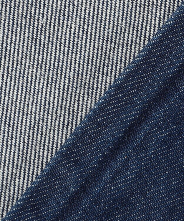 BEIGE， 【洗える・Oggi ８月号掲載】NAVIGLIO / ショート丈ノースリーブデニムブラウス Indigo