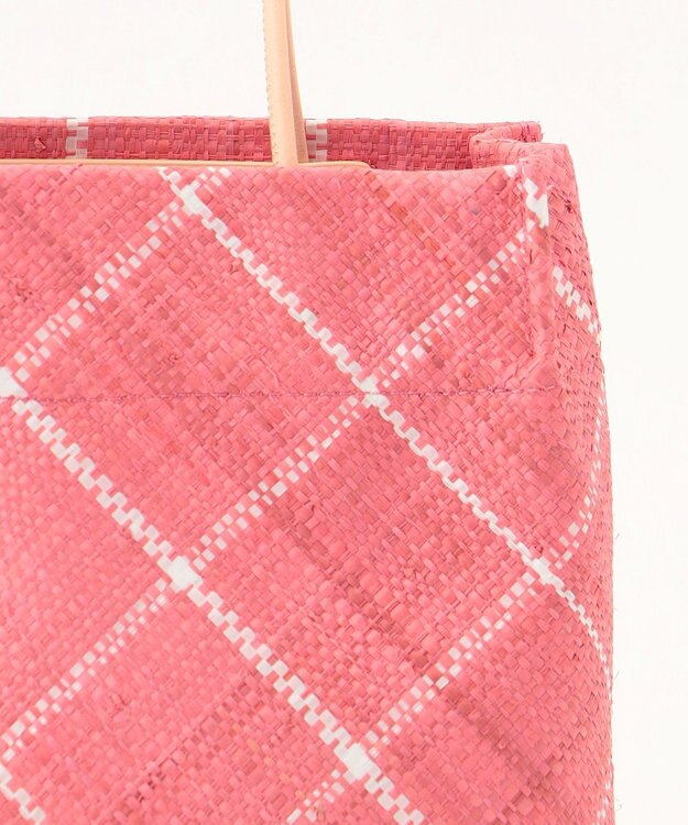 GRACE CONTINENTAL Ele，Sac チェックバッグ ピンク