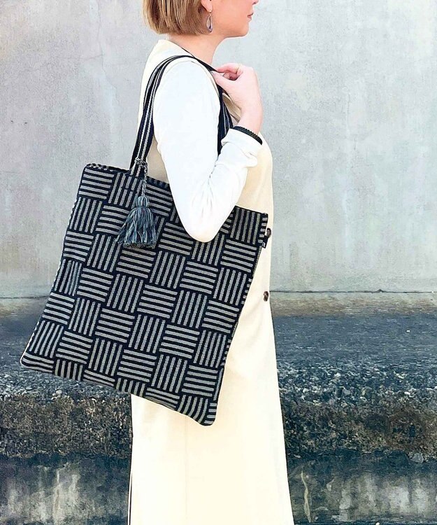 ROOTOTE 1240【A4サイズ収納】LT.アーキャトル.エスニックパターン-A 01：プレイド