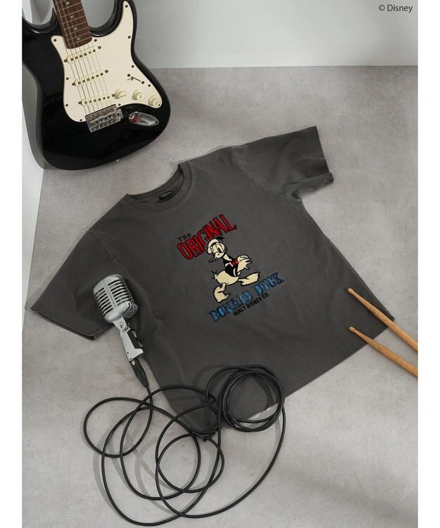 AMERICAN HOLIC フロッキーＰｔフェード加工Ｔ／Ｄｏｎａｌｄ Charcoal Gray