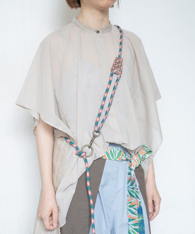 COQ HAPPY ARGYLE  ハンズフリーロングドッグリード ピンク