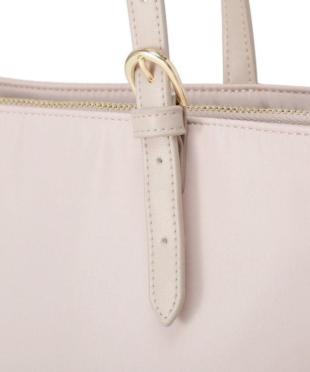 Maison de FLEUR 撥水加工マルチポケットキャリーオンバッグ Grayish Pink