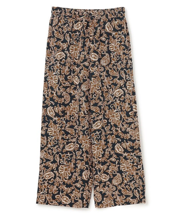 UNFILO 【ウエストゴム】プリント イージーパンツ ペイズリー