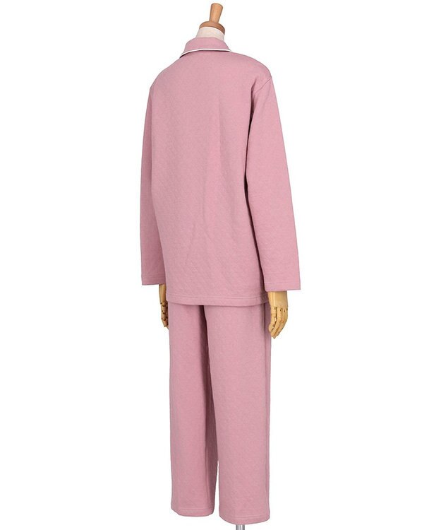 ワコール／睡眠科学 【ふわごころ（R）パジャマ】 長袖・長ズボン しっとりなめらか ふわふわ触感 YDW420 睡眠科学／ワコール ロマンピンク