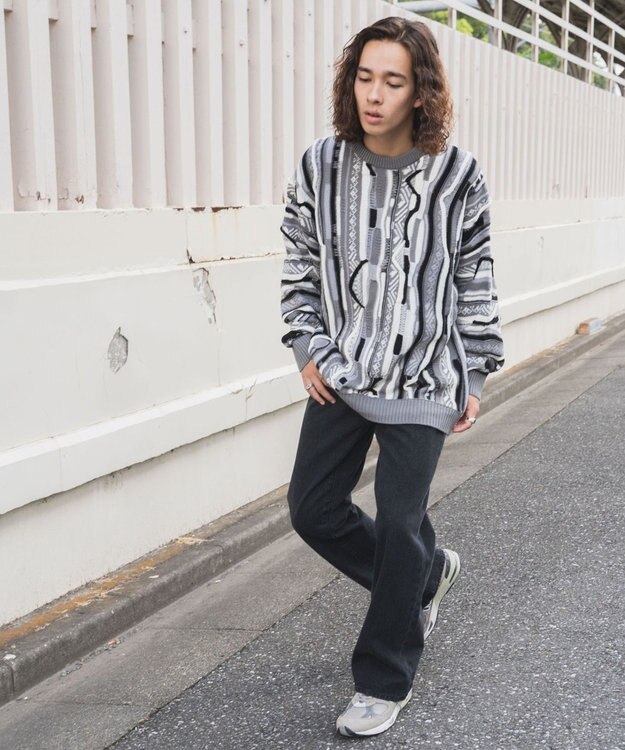 WEGO 3Dニットプルオーバー ホワイト