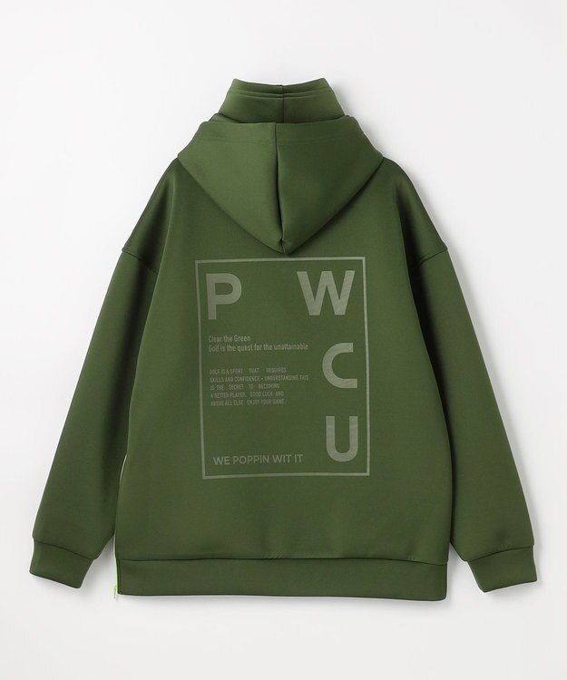 PW CIRCULUS 2025 NEW！【MEN】デタッチャブルフーディ ゴルフ カーキ系