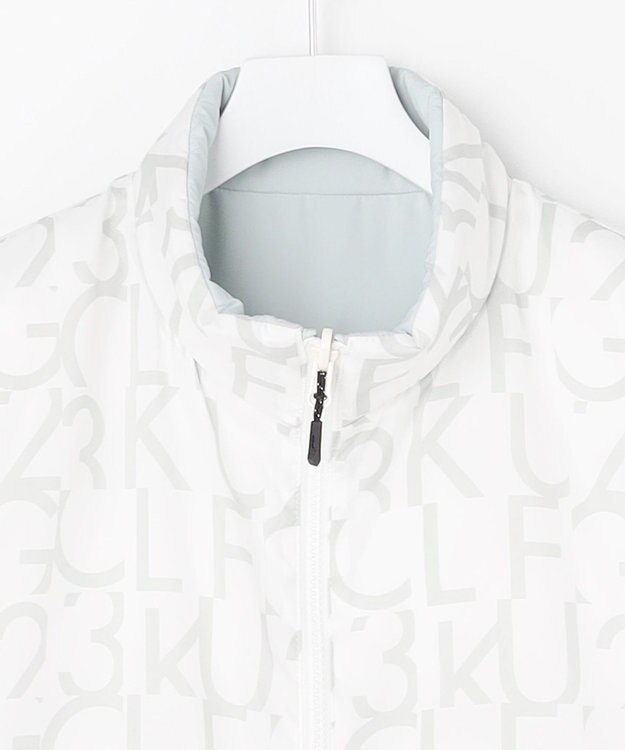 23区GOLF 【MEN】中綿リバーシブルベスト ライトグレー系