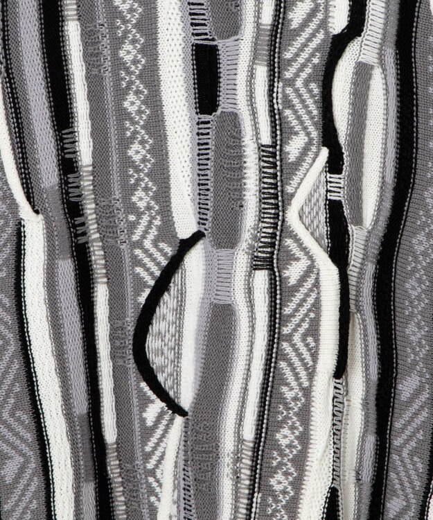 WEGO 3Dニットプルオーバー ホワイト