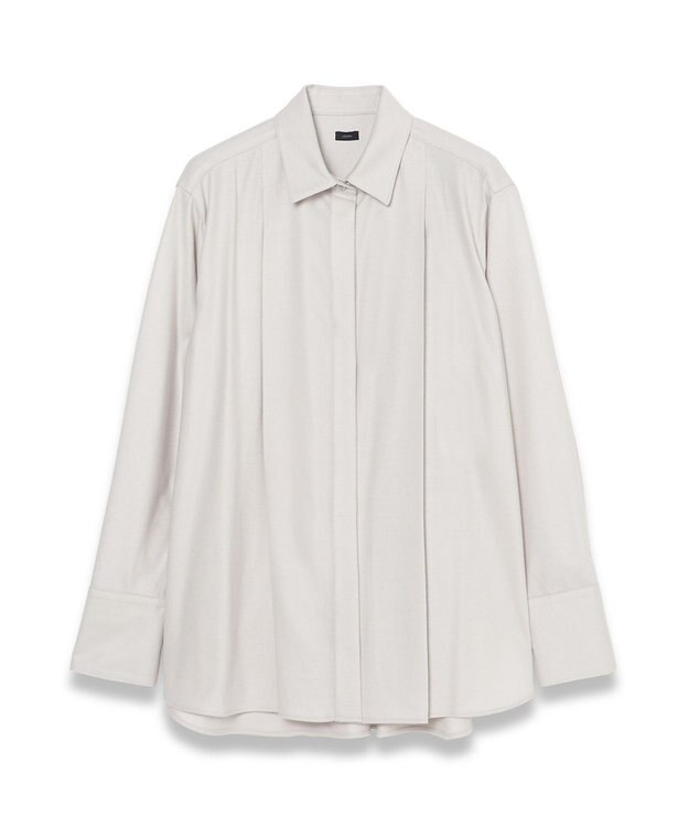 JOSEPH 【WEB&OUTLET限定】バランサーミル　シャツアウター Light grey