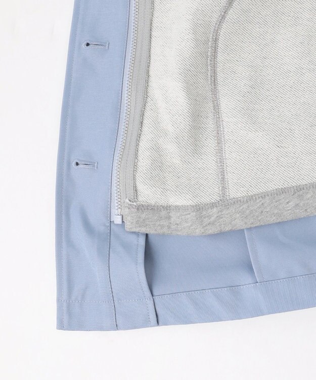 組曲 KIDS 【150-170㎝】3Way アウター サックス×グレー