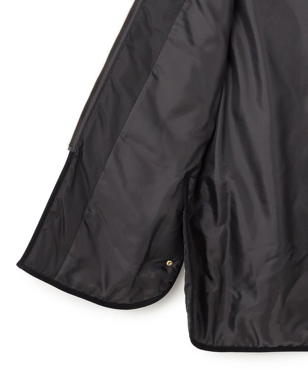 23区 S 【撥水加工】中綿 パディング ジレ ブラック系