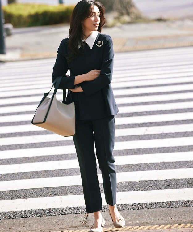 組曲 ノットデザイン トートバック ライトグレー系