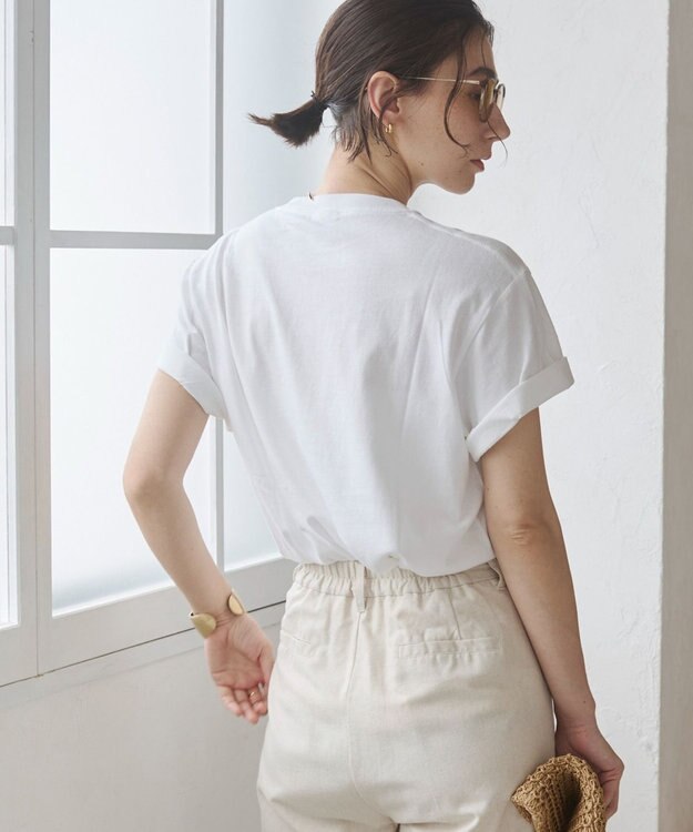 WEGO 【ANGIE VINTAGE】フロッキーロゴプリントTシャツ 柄6
