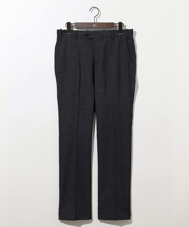 JOSEPH ABBOUD 清涼感【ウエストも伸びる!/弱撥水/イージーケア/軽量/ストレッチ】クールピケ パンツ ネイビー系