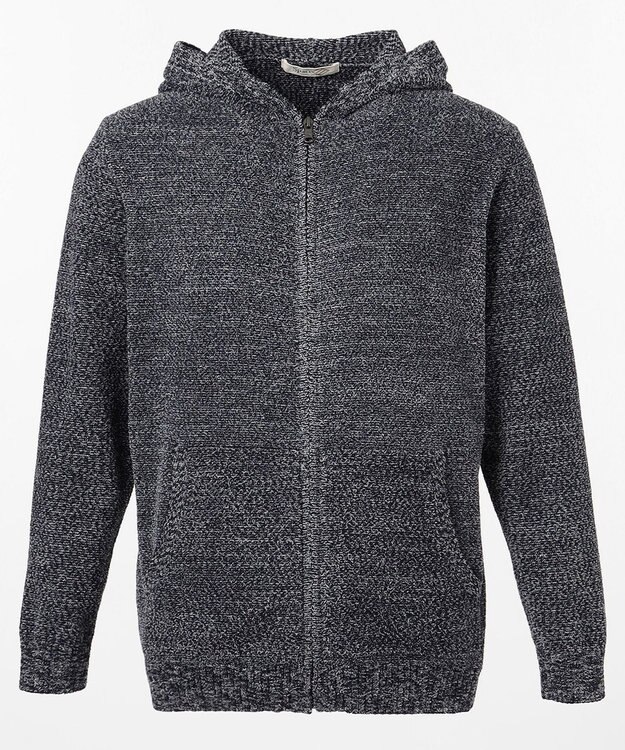 JOSEPH ABBOUD MOUNTAIN 【SPACE】ベアフリース フルZIPパーカー ネイビー系1