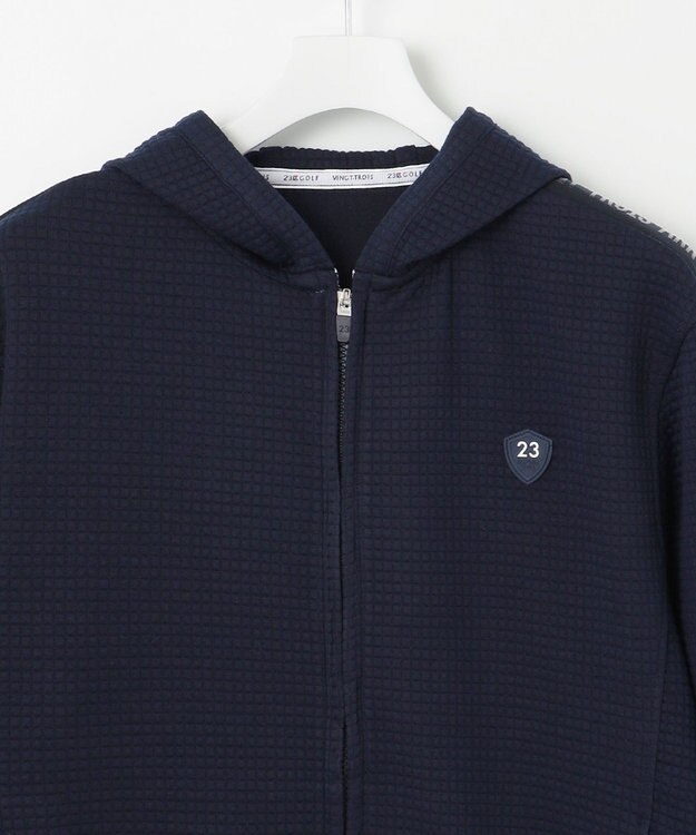 23区GOLF 【MEN】【キングサイズ】フーディパーカー ネイビー系