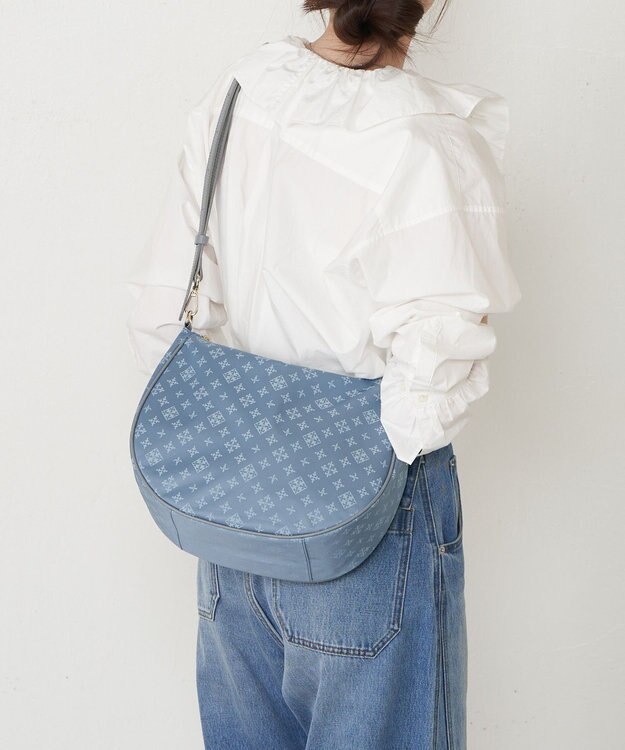 russet ナイロンジャガード2WAYショルダーバッグ(CE-1620) DustyBlue