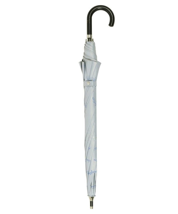 MOONBAT 【一級遮光/晴雨兼用】LANVIN en Bleu (ランバン オン ブルー) 長傘 日傘 ラインドローイング 遮光 遮熱 UV ライトグレー