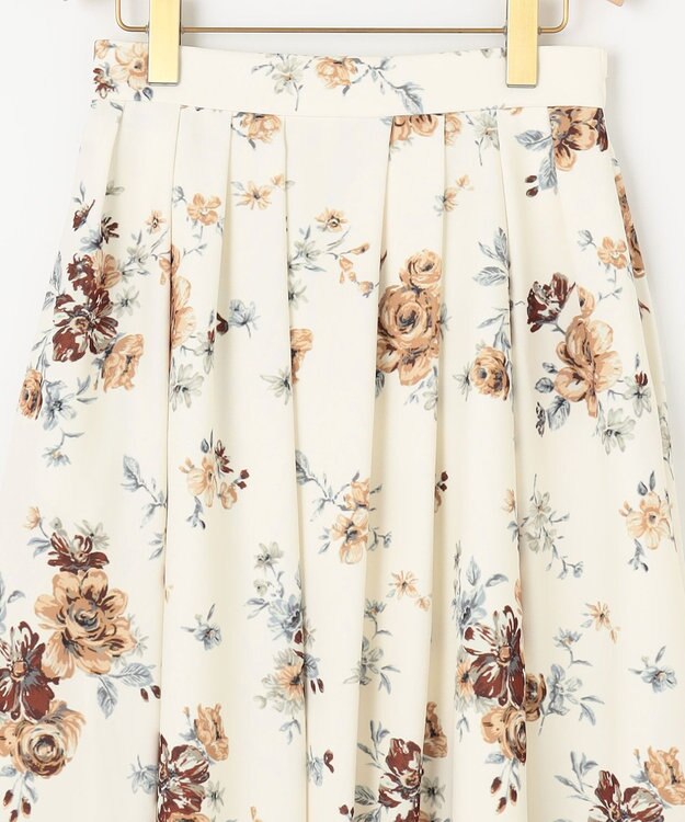 組曲 ローズシックプリント スカート アイボリー系5