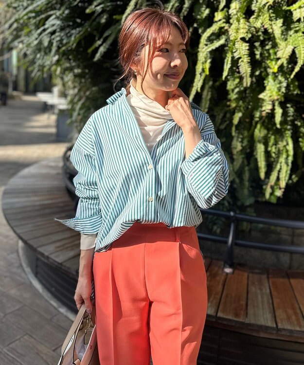 UNFILO 【洗える】シアーリブタートル ホワイト