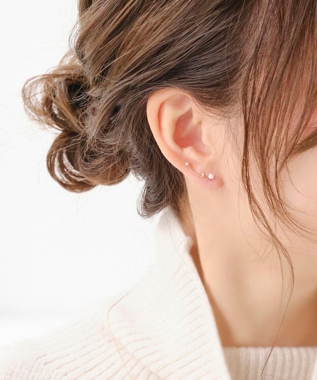 Phoebe 【K10RG】トゥウィンクルピアス&イヤリング ローズゴールド