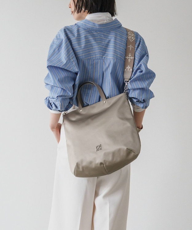 russet スリム2WAYトートバッグ <クラウズナイロン>(CE-1501-WEB) Gray