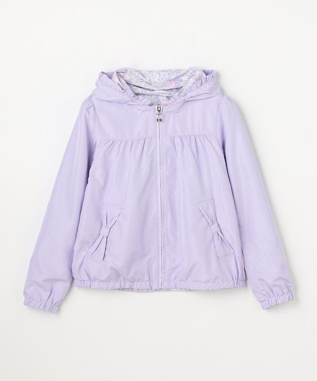 ANY KIDS 【フード取り外し/洗濯機可能】撥水加工リバーシブルゾン ラベンダー