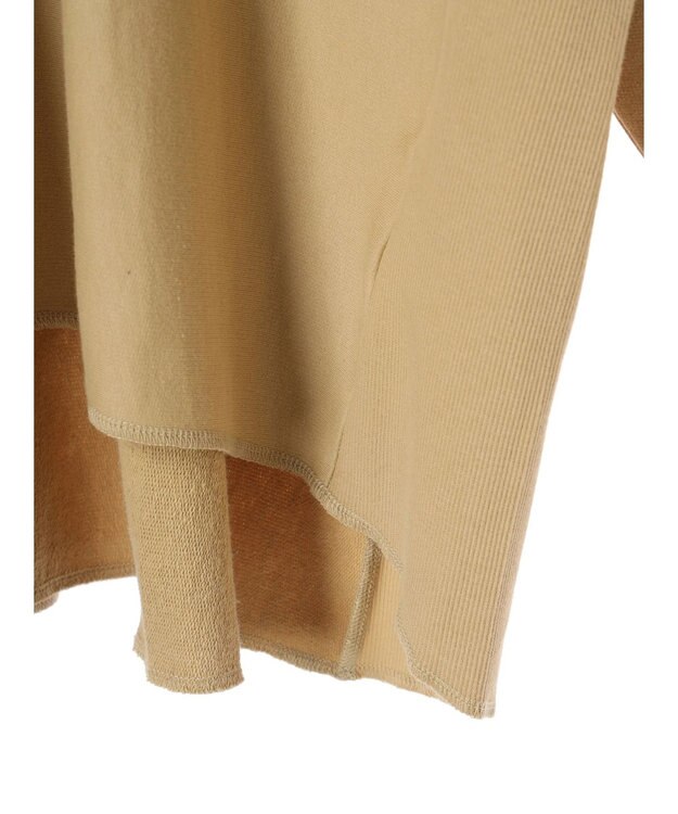 CRAFT STANDARD BOUTIQUE プリント裏毛チュニック Beige