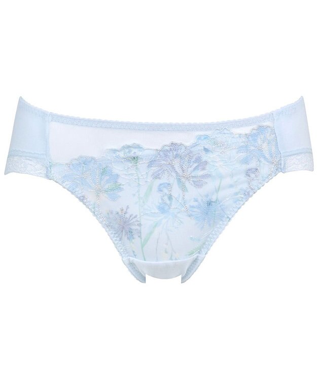 Wing ショーツ　【ときはなつブラ】　KB2871とペア　身生地部は綿混素材　はきこみ丈あさめ　ウイング／ワコール　KF2371 サックス