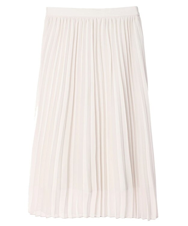 earth music&ecology すきな丈プリーツスカート Ivory
