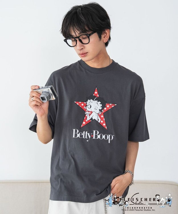 WEGO 【ベティ・ブープ/ユニセックス着用ITEM/SMLサイズ展開】キャラクターズグラフィックT4（SS） 柄1