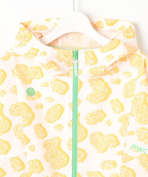 PW CIRCULUS 【撥水加工/ストレッチ】【WOMEN】アニマルドットブルゾン ゴルフウェア レディース イエロー系5