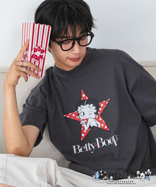 WEGO 【ベティ・ブープ/ユニセックス着用ITEM/SMLサイズ展開】キャラクターズグラフィックT4（SS） 柄1