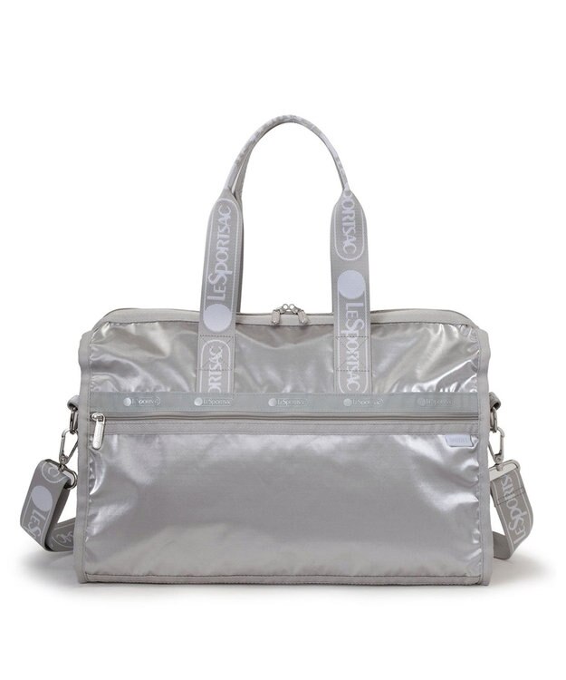 LeSportsac DELUXE MED WEEKENDER MH/ロゴジャガードシルバースナイデル ロゴジャガードシルバースナイデル