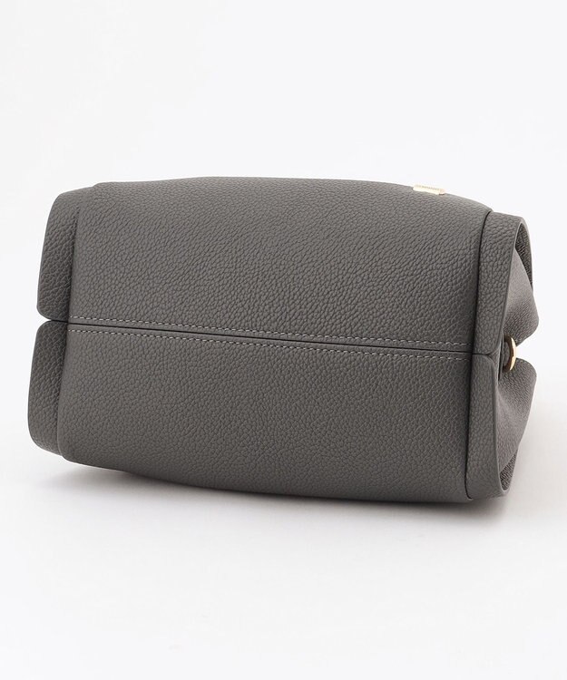 LA BAGAGERIE ソフトシュリンク2WAYハンドバッグ small ダークグレー