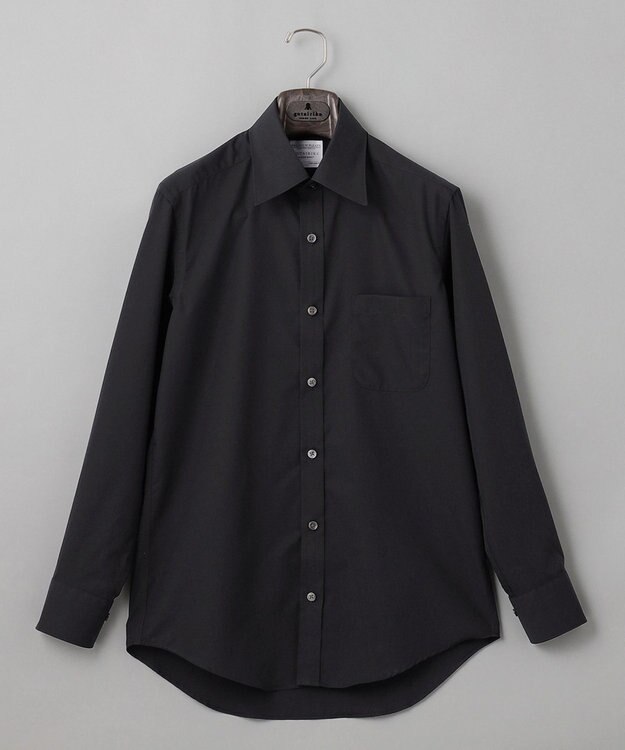 GOTAIRIKU 【形態安定】PREMIUMPLEATS_レギュラーカラー 通年ドレスシャツ ブラック系