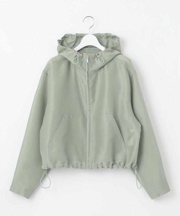 23区 【SLOW/一部店舗限定】シアーフォルム ブルゾン スモーキーグリーン系