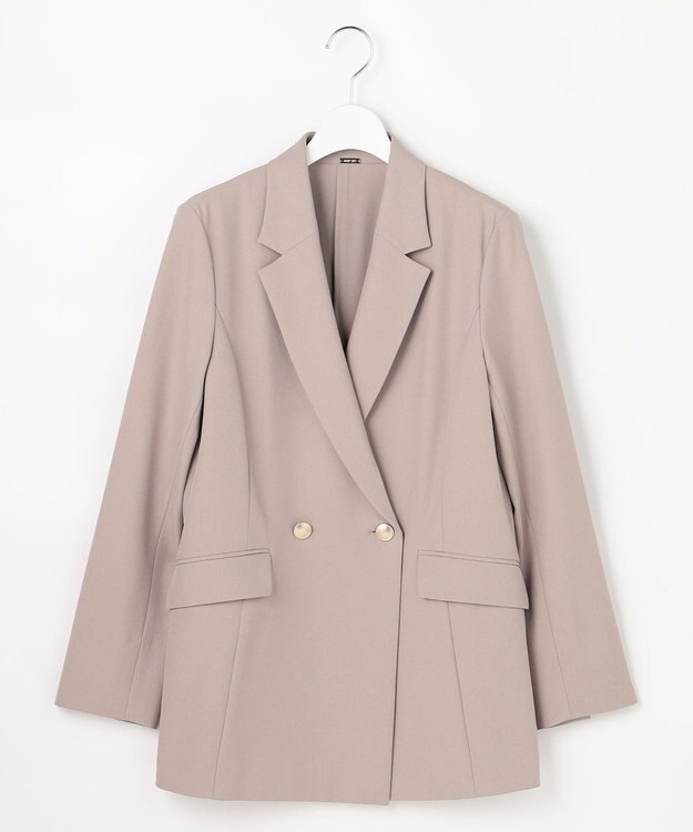 ANY SIS L スマートビューティストレッチテーラード ジャケット グレージュ