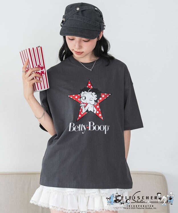 WEGO 【ベティ・ブープ/ユニセックス着用ITEM/SMLサイズ展開】キャラクターズグラフィックT4（SS） 柄1