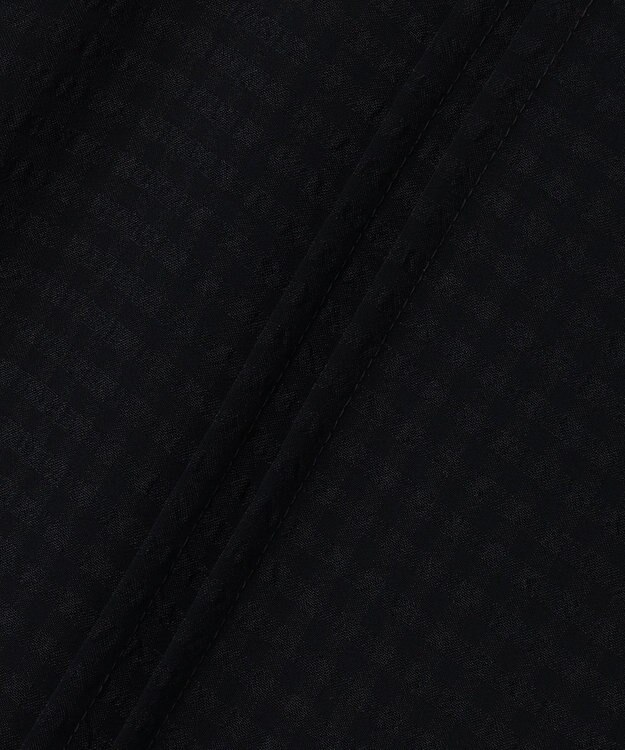 J.PRESS LADIES S シアーブロックチェック フレア スカート ネイビー系